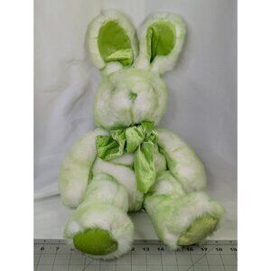 Walmart Lime Green Rabbit Plush Bunny 21 Inch Long Stuffed Animal Toy